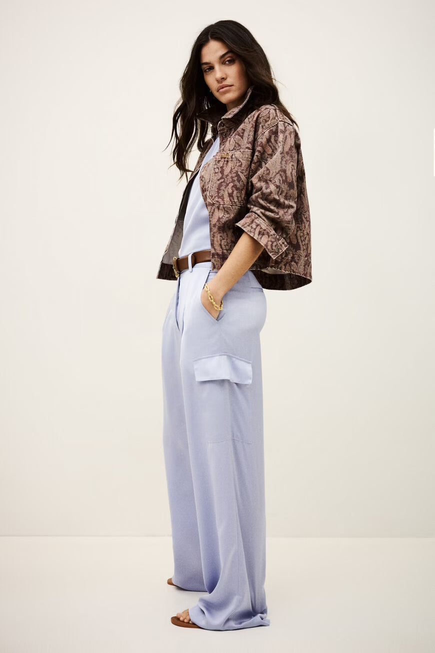 CHIARA pantalón cargo ancho