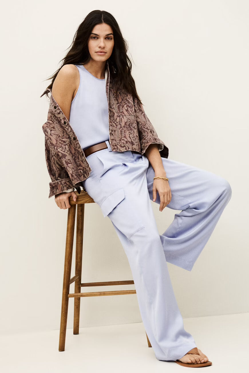 CHIARA pantalón cargo ancho