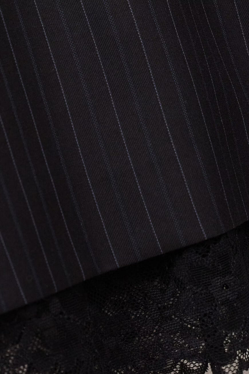 CASSIE minifalda de traje de encaje