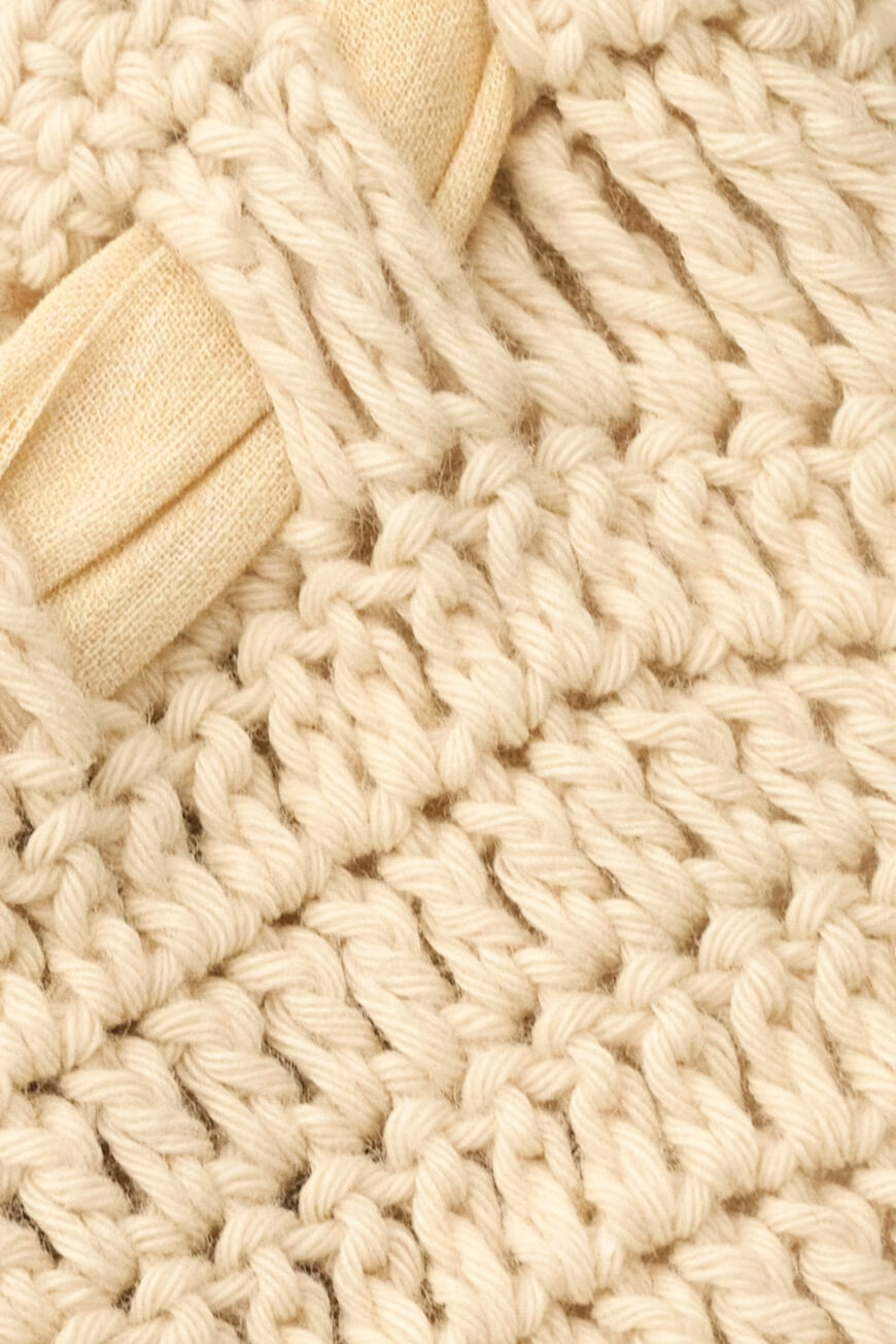 EDER top halter de crochet