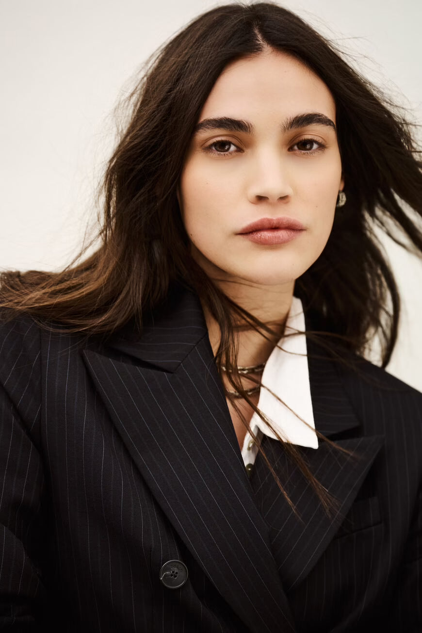 CAROLINE chaqueta de traje de rayas