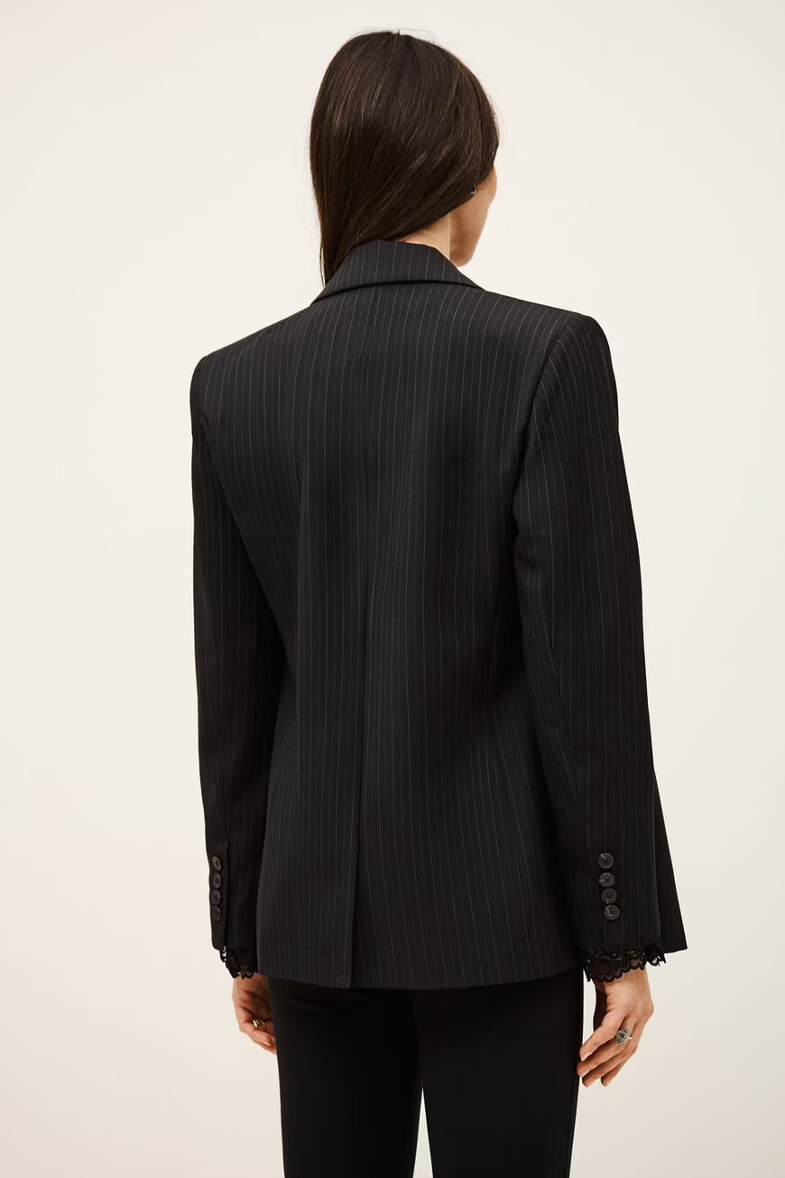 CAROLINE chaqueta de traje de rayas