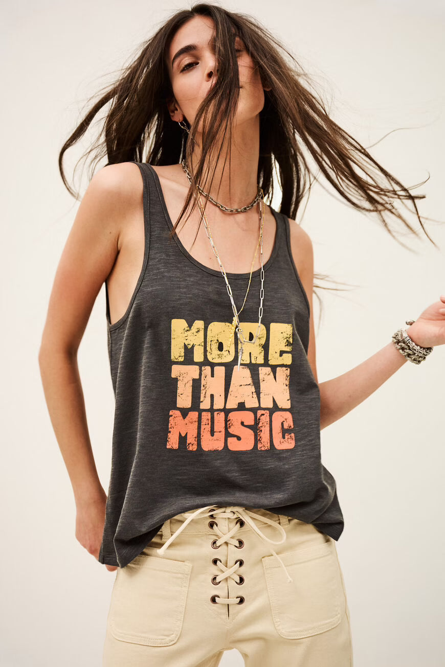 CULTE camiseta sin mangas estampada