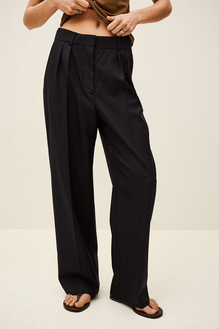 NANI pantalón ancho de lana