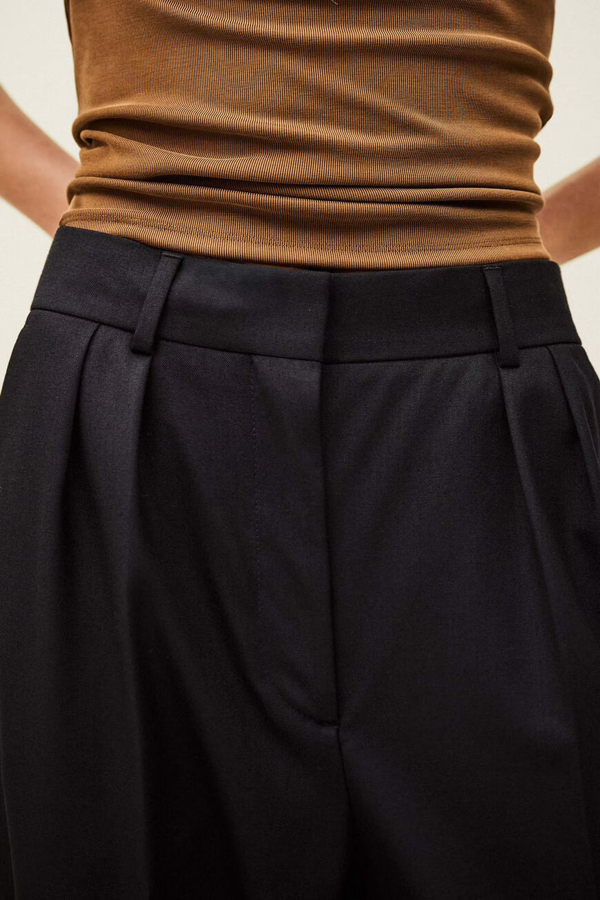 NANI pantalón ancho de lana
