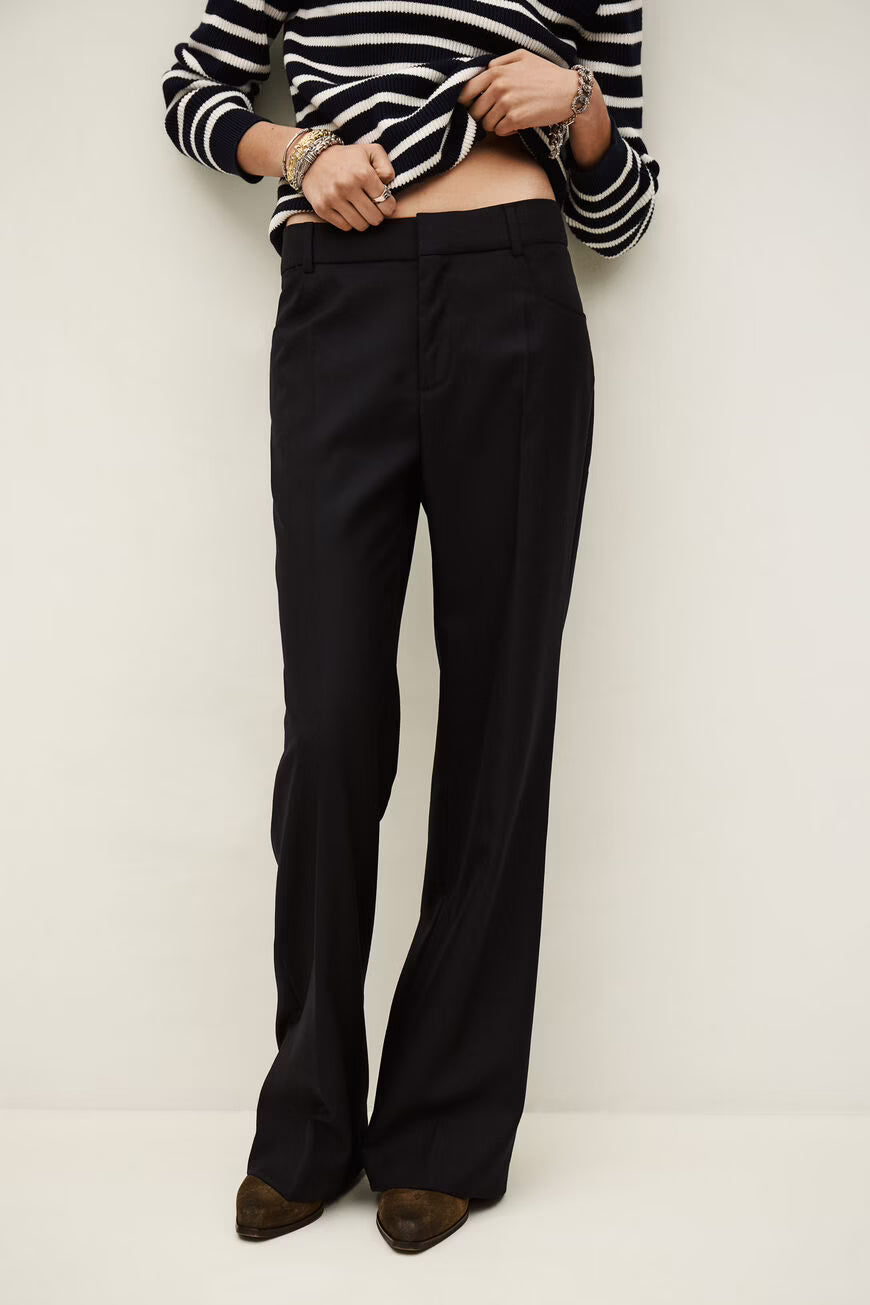 NIVES pantalón bootcut de lana