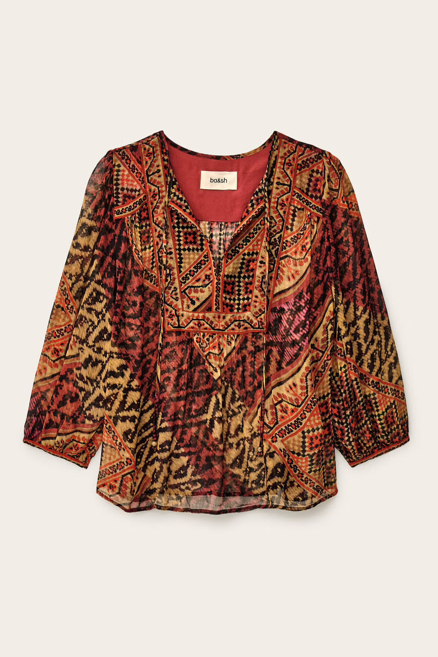 ODEI blusa estampada con mangas