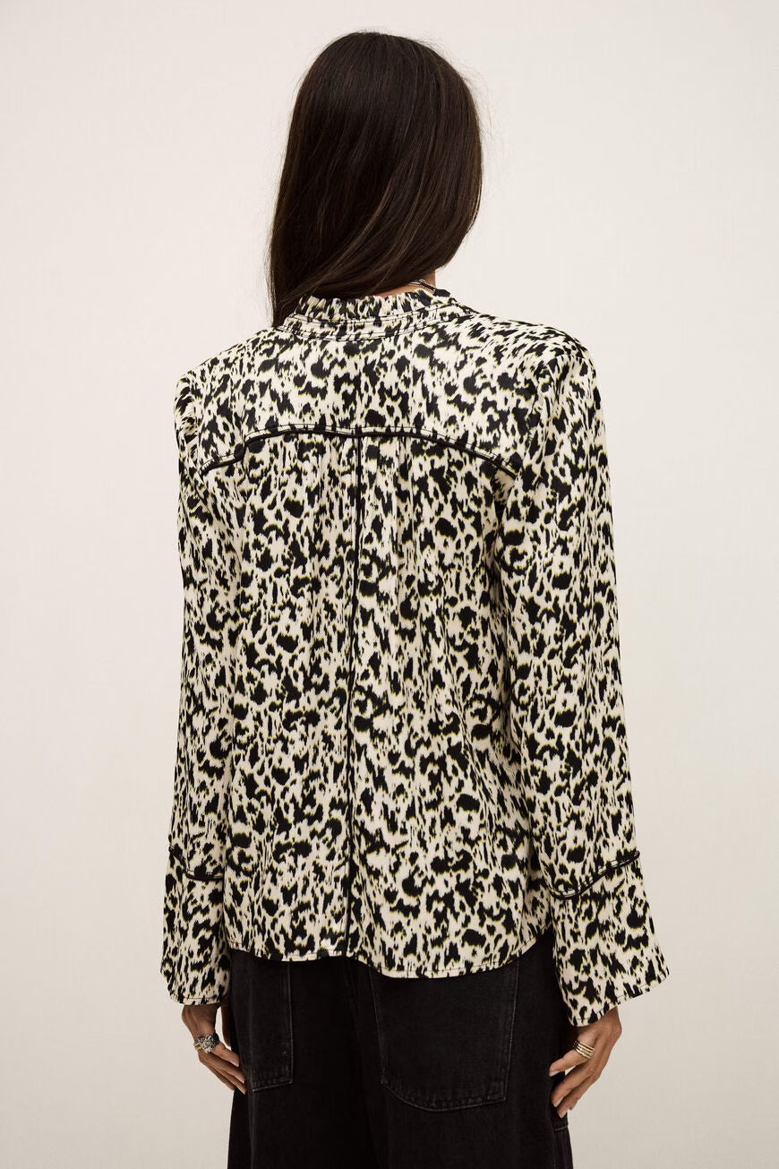 LIA blusa larga estampada