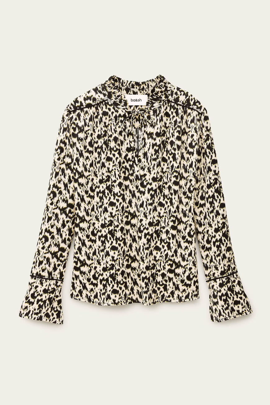 LIA blusa larga estampada