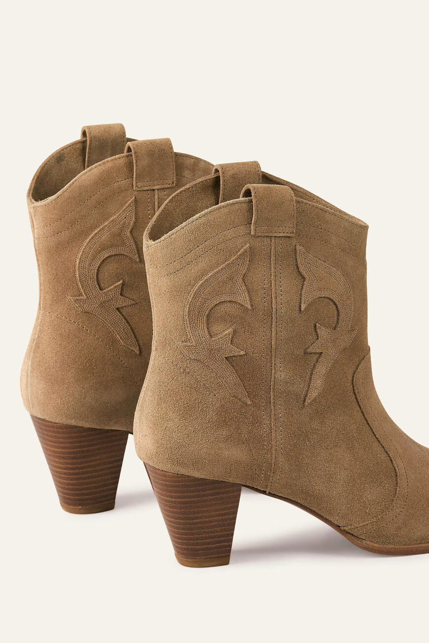GARAZI botines santiags de ante