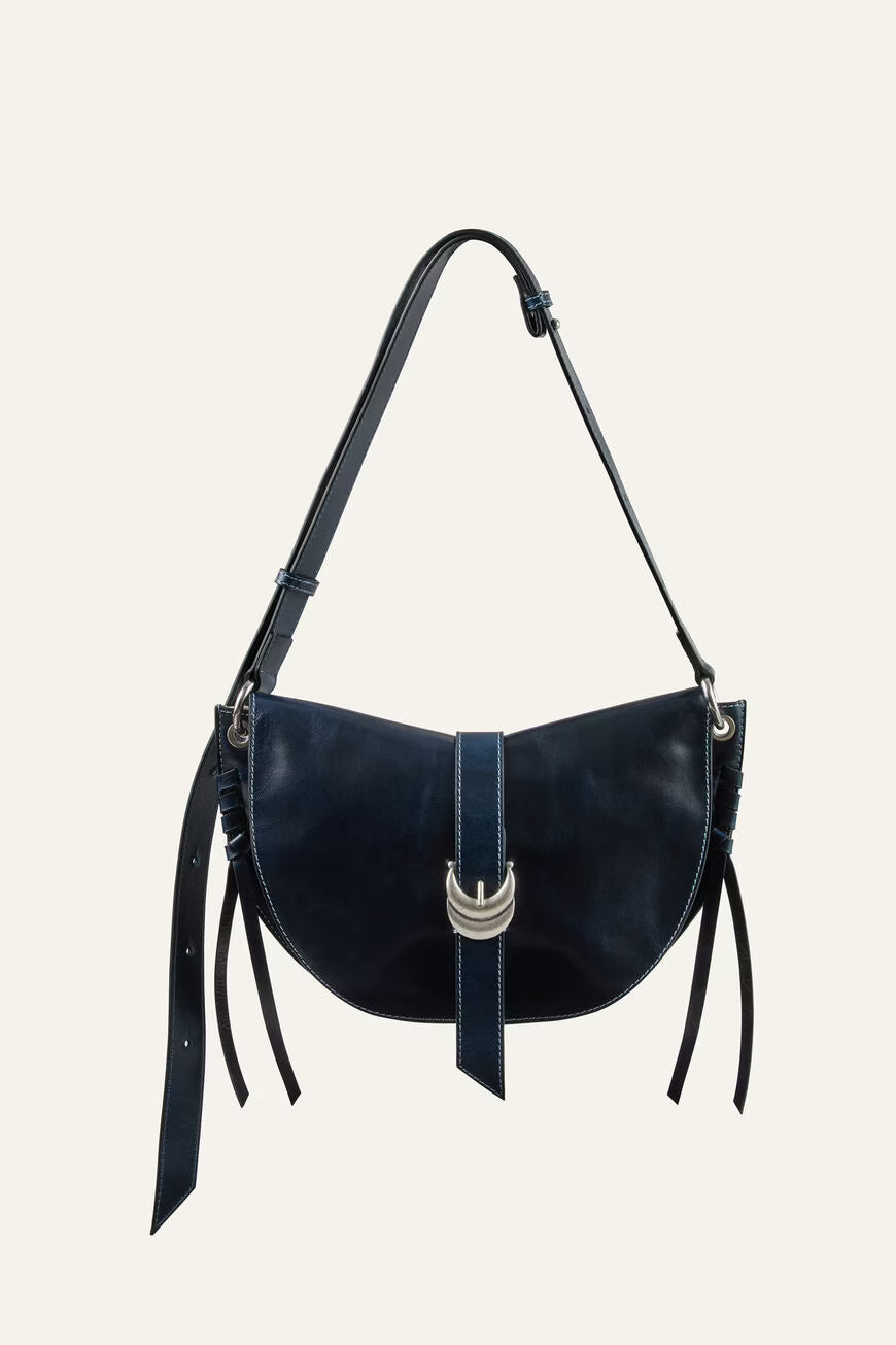 YOUYOU bolso saddle de cuero