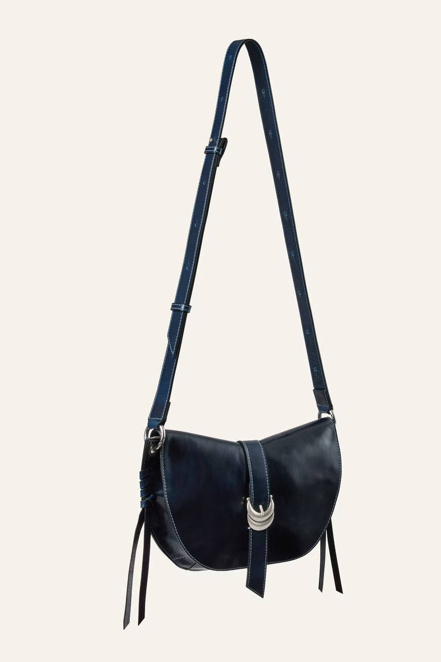 YOUYOU bolso saddle de cuero