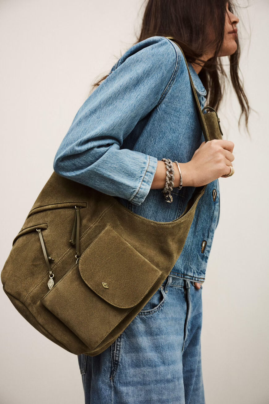YOUYOU bolso tipo saco con múltiples bolsillos